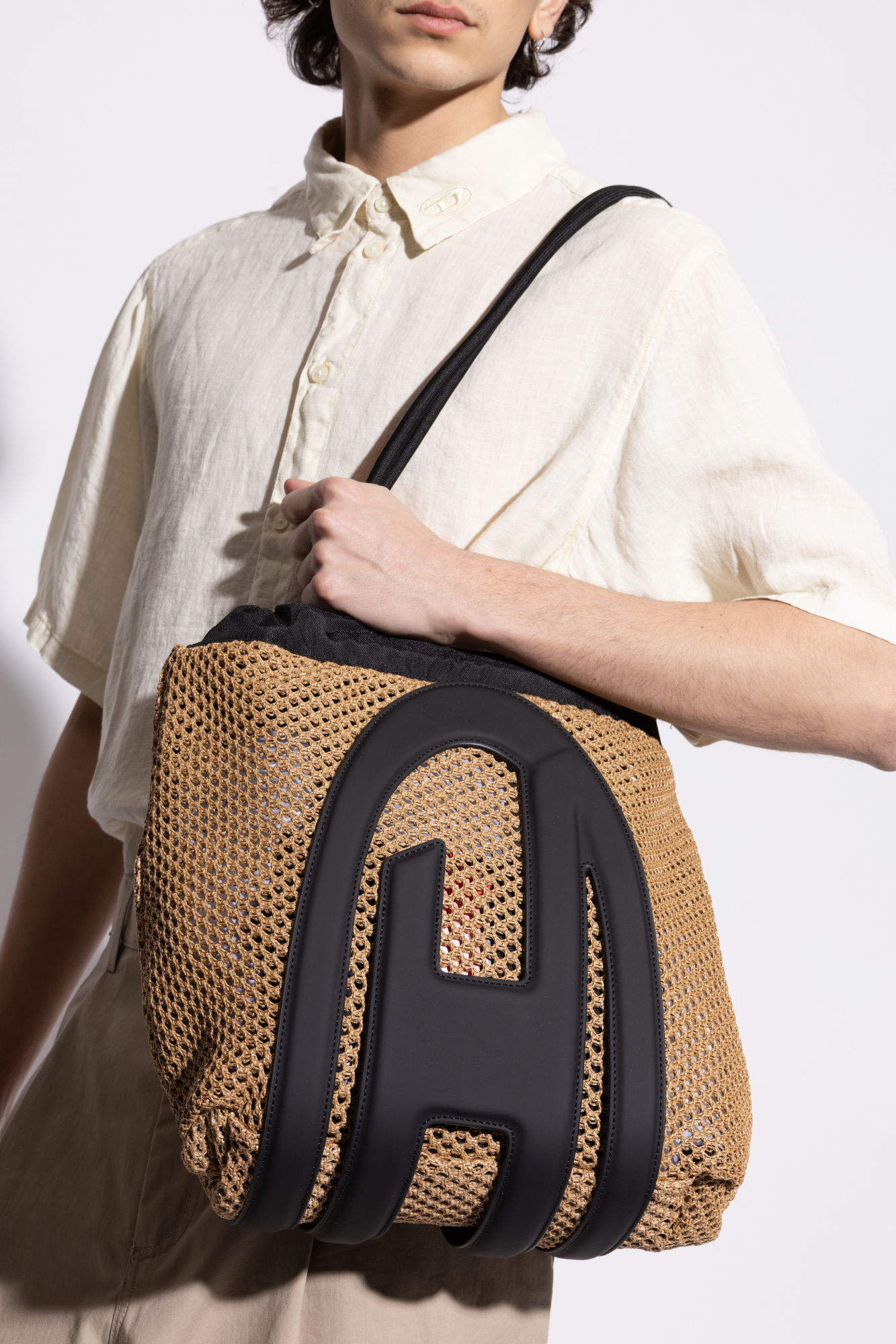 Beige Bag CAGE-D TOTE Diesel - Vitkac France